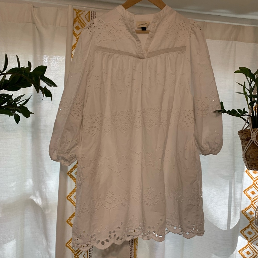 Universal Thread Eyelet Lace Dress
